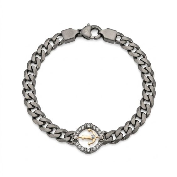 Bracciale Santomà Uomo in Argento BR1/844/3OG - BR1/844/3OG